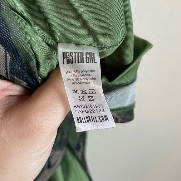 Stylish Green Camo Mini Dress - Picture 10 of 12